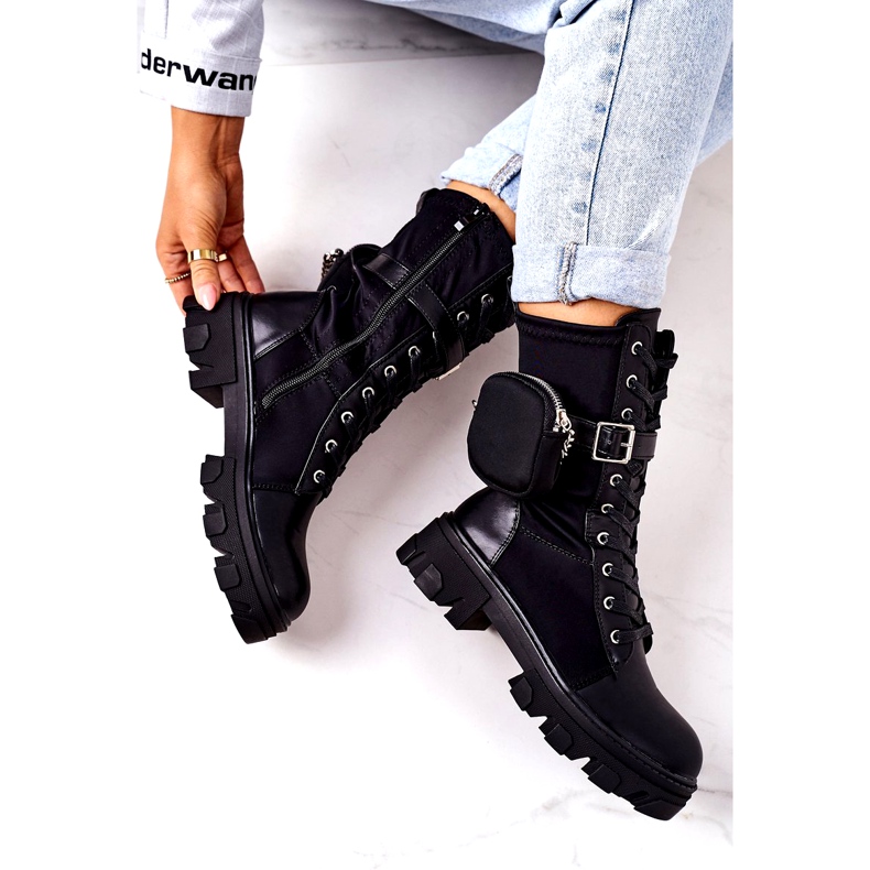 PS1 Ocieplane Workery Z Nerką Czarne Look At Me 5