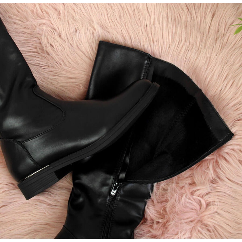 Kozaki zimowe Sergio Leone W SK350 czarne 1