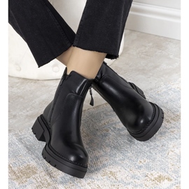 Czarne botki damskie Victorine 1