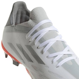 Buty piłkarskie adidas X Speedflow.1 Fg Jr FY3285 wielokolorowe białe 3
