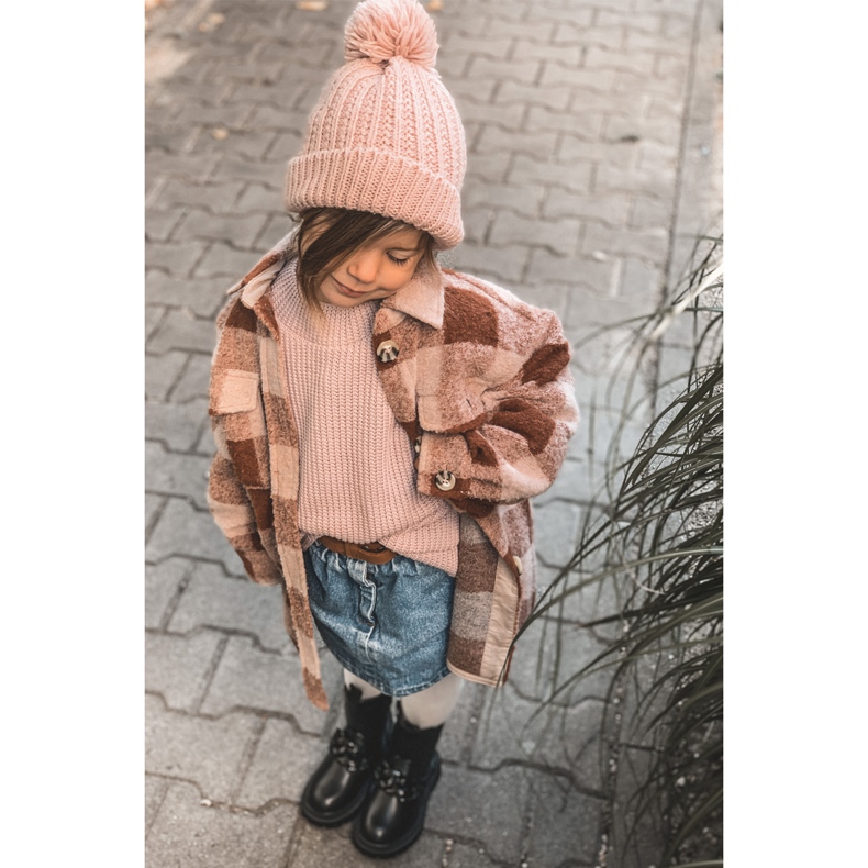 FR1 Dziecięce Botki Ocieplane Łańcuch Czarne Hinea 1