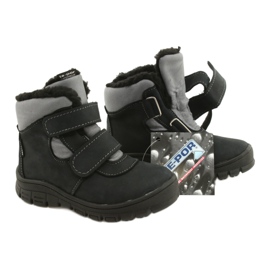 Trzewiki kozaczki z membraną Mazurek 1360 Antracyt czarne szare 8