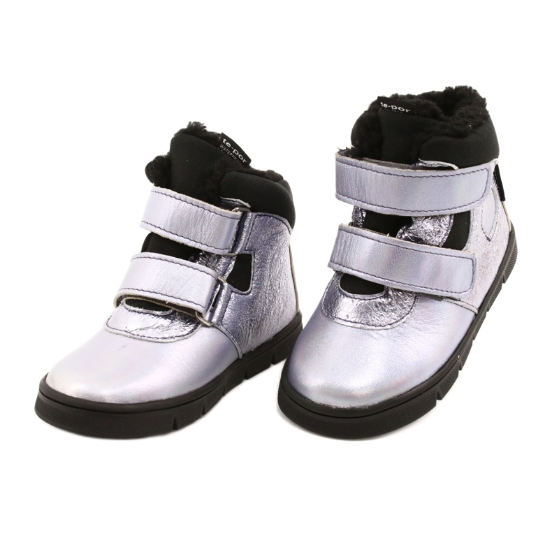 Dziewczęce kozaczki z membraną TE-POR Mazurek 1360 fioletowy fioletowe 3