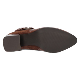 Damskie Brązowe Botki Filippo DBT3013/21 BR 3