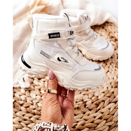 PJ2 Ocieplane Śniegowce Botki Jasno Beżowe Erila beżowy 2