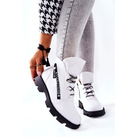 Botki Ocieplane Futerkiem Sergio Leone Białe TR740 1