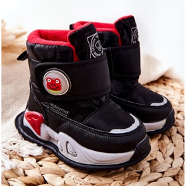 PJ2 Dziecięce Śniegowce Botki Czarne Frenzie 1