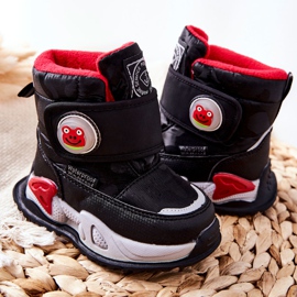 PJ2 Dziecięce Śniegowce Botki Czarne Frenzie 2