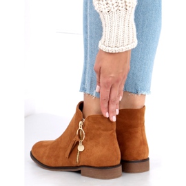 Sztyblety damskie Viki Camel brązowe 1