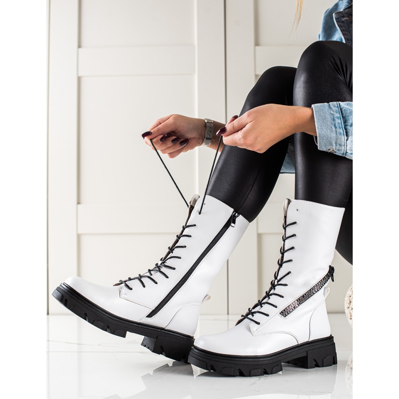 Glany Z Ozdobnym Suwakiem Sergio Leone białe 2