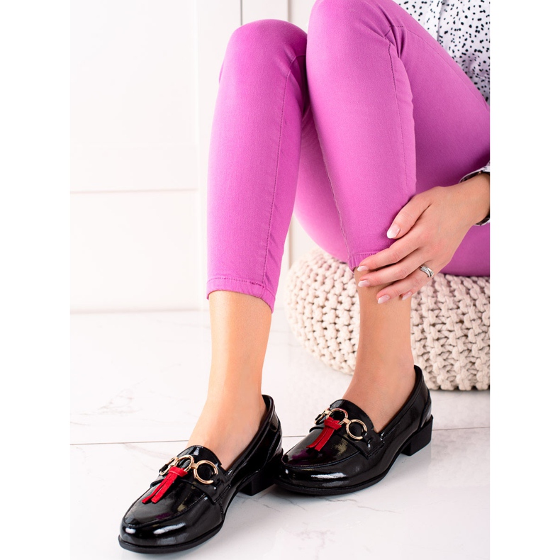 Filippo Lakierowane Półbuty Ze Skóry czarne 1