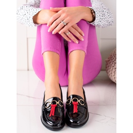 Filippo Lakierowane Półbuty Ze Skóry czarne 2