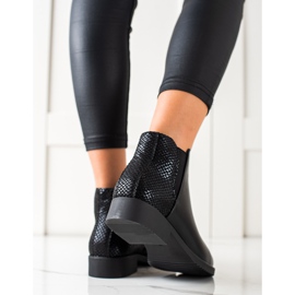 J. Star Klasyczne Czarne Botki 2