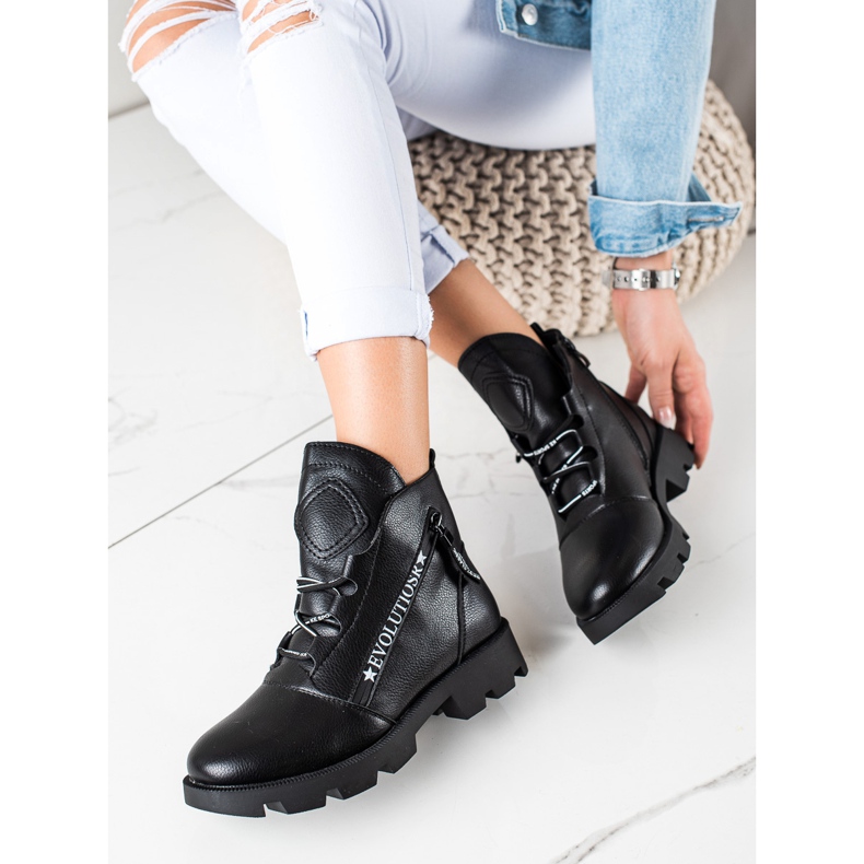 Sergio Leone Czarne Workery Fashion 2