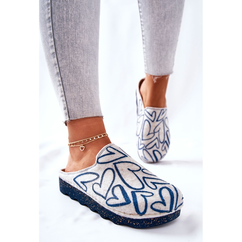 Papcie Klapki Profilaktyczne Inblu Beżowe DKS4FE01W beżowy 2