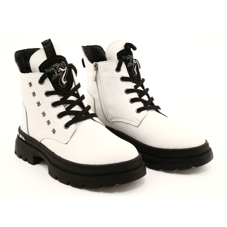 Botki białe ocieplane Filippo DBT3063/21 WH 6