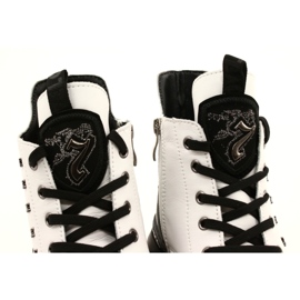 Botki białe ocieplane Filippo DBT3063/21 WH 8