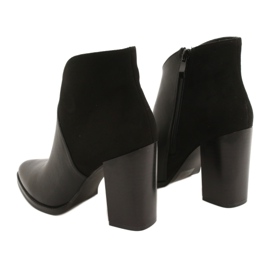 Botki na słupku Czarne Filippo DBT1575/21 BK 3