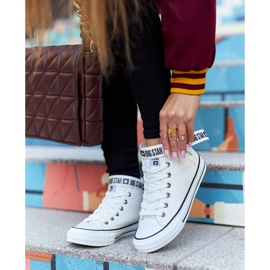 Wysokie Ocieplane Trampki Big Star GG274027 Białe 2