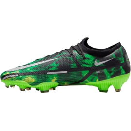 Buty piłkarskie Nike Phantom GT2 Pro Fg Sw M DM0734 003 wielokolorowe zielone 2