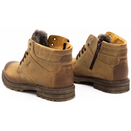 ABIS Ocieplane buty męskie 197 brązowe 6