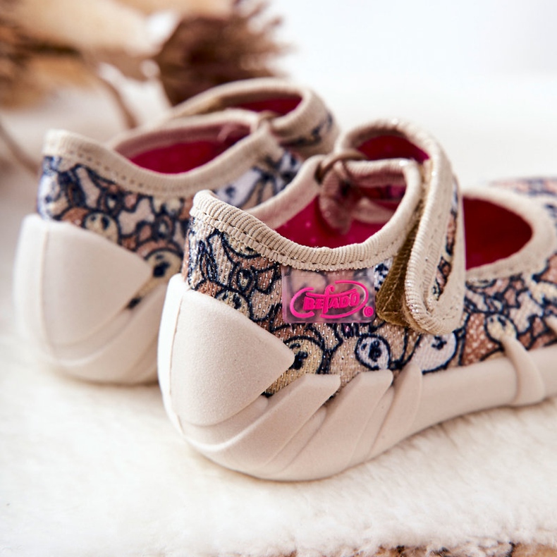 BEFADO S.A. Papcie Baleriny Inblu Sarenki 109P240 Beżowe brązowe 1