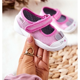 BEFADO S.A. Papcie Baleriny Inblu Królik 209P034 Różowe 1