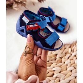 BEFADO S.A. Sandałki Inblu Na Rzep 350P014 Granatowe 1