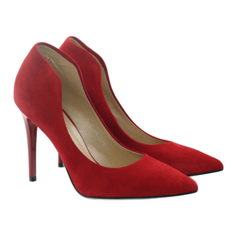 Espinto Czółenka Na Szpilce Czerwone 4