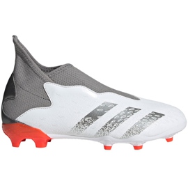 Buty piłkarskie adidas Predator Freak.3 Ll Fg Jr FY6297 wielokolorowe białe 1