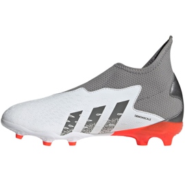 Buty piłkarskie adidas Predator Freak.3 Ll Fg Jr FY6297 wielokolorowe białe 2