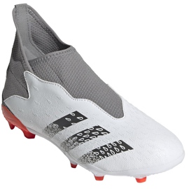 Buty piłkarskie adidas Predator Freak.3 Ll Fg Jr FY6297 wielokolorowe białe 9