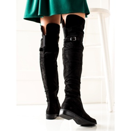 W. Potocki Kozaki Z Wywijaną Cholewką Potocki czarne 1