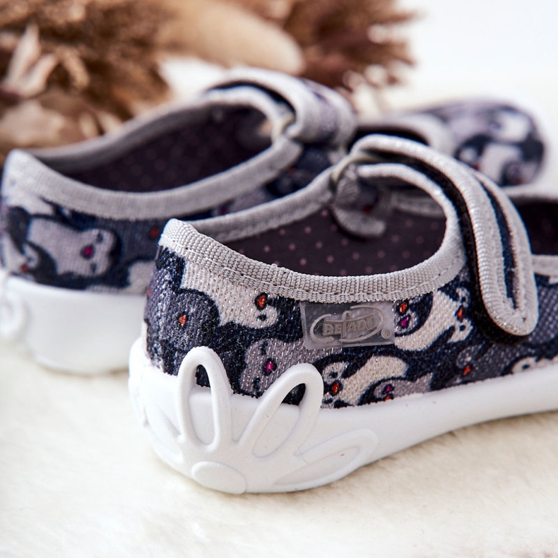 BEFADO S.A. Papcie Baleriny Befado Pingwinki 114X463 Czarne 2