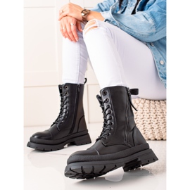 Bona Ocieplane Czarne Workery 1