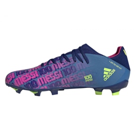 Buty piłkarskie adidas X Speedflow Messi.3 Fg M FY6888 granatowy, fioletowy, niebieski, wielokolorowy niebieskie 1