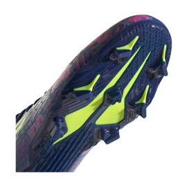 Buty piłkarskie adidas X Speedflow Messi.3 Fg M FY6888 granatowy, fioletowy, niebieski, wielokolorowy niebieskie 4