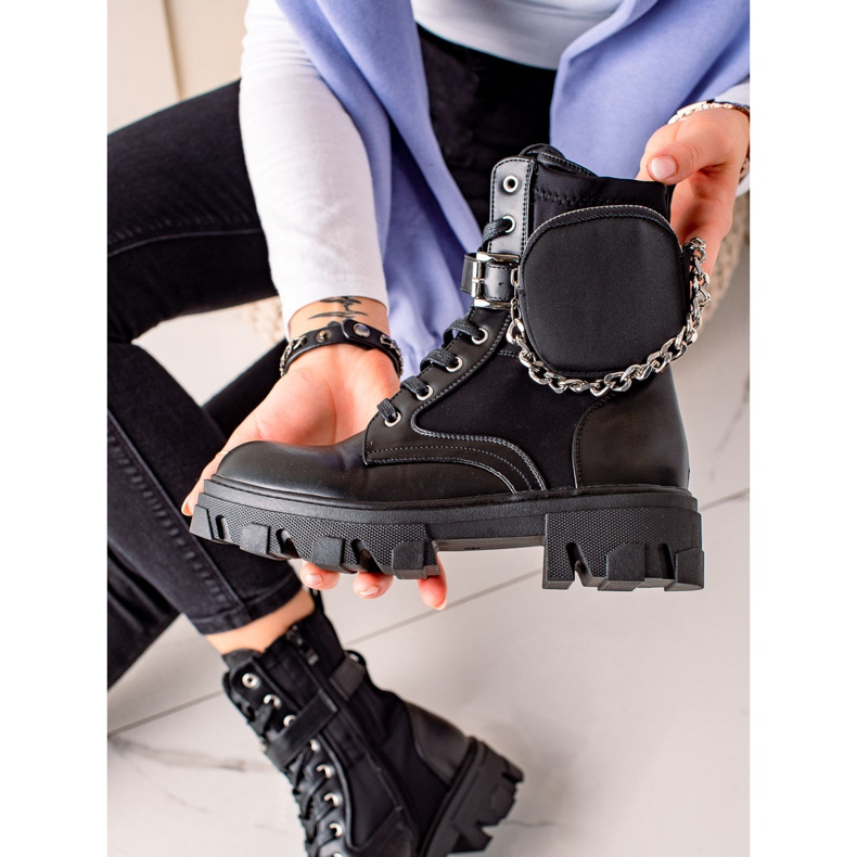 Seastar Modne Workery czarne 2