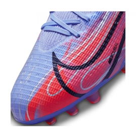 Buty piłkarskie Nike Superfly 8 Pro Km Ag M DJ3978-506 fioletowy-niebieski niebieskie 3