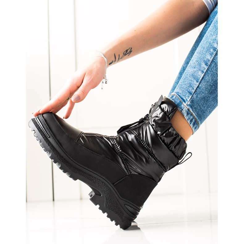 Weide Czarne Śniegowce Na Suwak 1