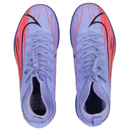 Buty piłkarskie Nike Mercurial Superfly 8 Club Km Tf Jr DB0934 506 wielokolorowe fioletowe 2