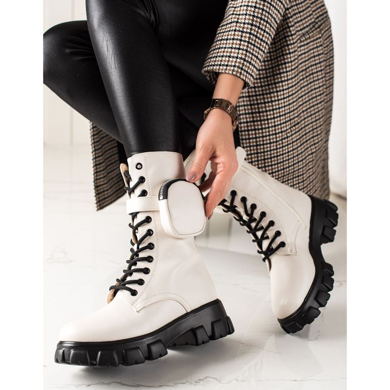 TRENDI Stylowe Workery beżowy 1