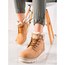 Goodin Traperki Na Platformie brązowe 2