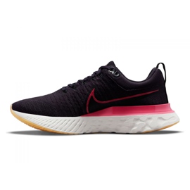 Buty do biegania Nike React Infinity Run Flyknit 2 W CT2423-501 czarne fioletowe 1