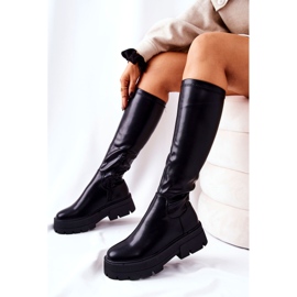 FJ1 Wysokie Kozaki Hemera Czarne 1