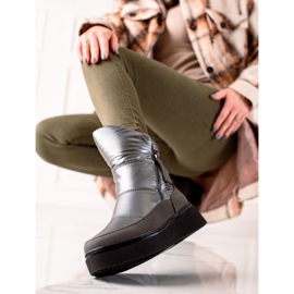 Weide Wygodne Ciepłe Śniegowce czarne 1