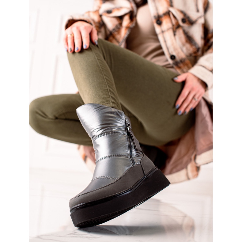 Weide Wygodne Ciepłe Śniegowce czarne 1