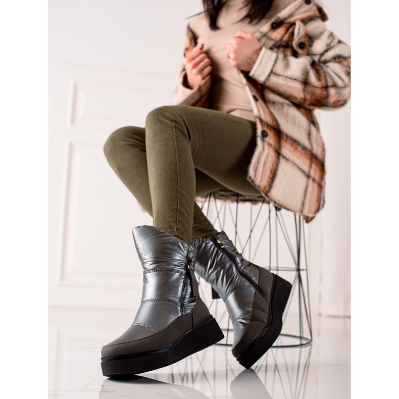 Weide Wygodne Ciepłe Śniegowce czarne 2