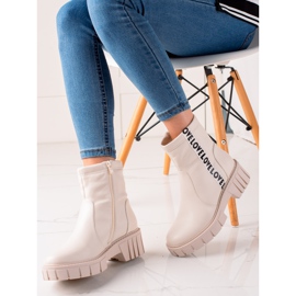 Goodin Beżowe Workery Love beżowy 1