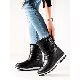 TRENDI Klasyczne Śniegowce Na Suwak czarne 2